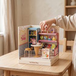 Ice Cream Shop Game Set 36 Pieces