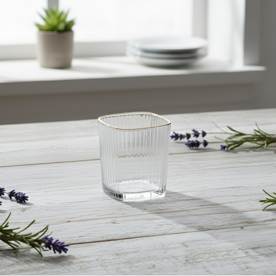 Glass Cups Set 6 Pcs