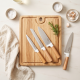 Kitchen Knife And Cutting Board Set 6 Pieces