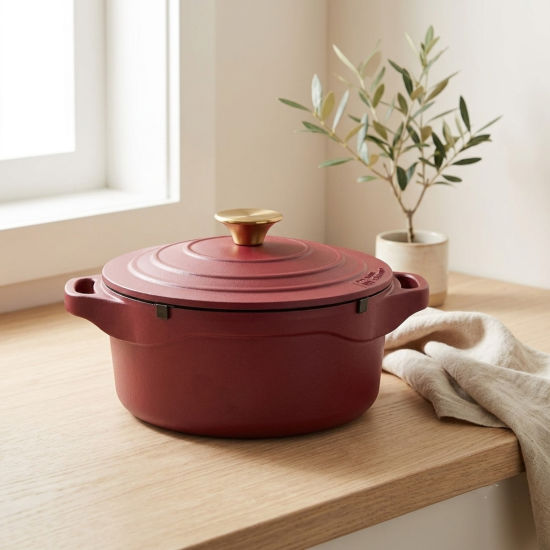 Cooking Pot 24 cm red