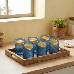 Glass Cups Set 6 Pcs