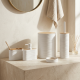 Plastic Bathroom Set - 5 Pcs