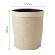 Leather Trash Can