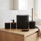 Plastic Bathroom Set - 5 Pcs