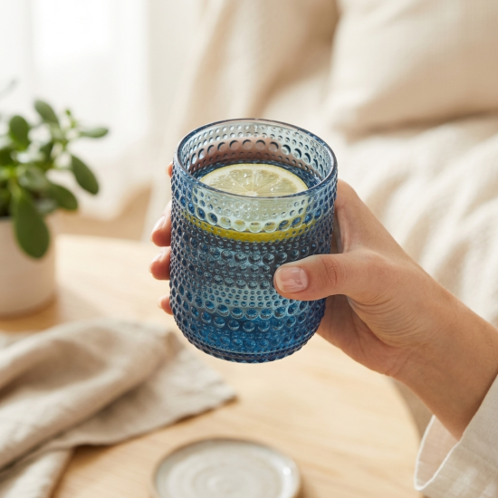 Glass Cups Set 6 Pcs
