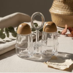 Plastic Salt Shaker 2pc