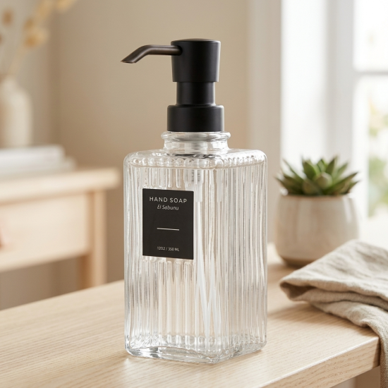 Glass Soap Dispenser 350 Ml
