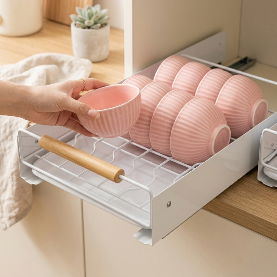 Sliding Kitchen Cabinet Organizer 