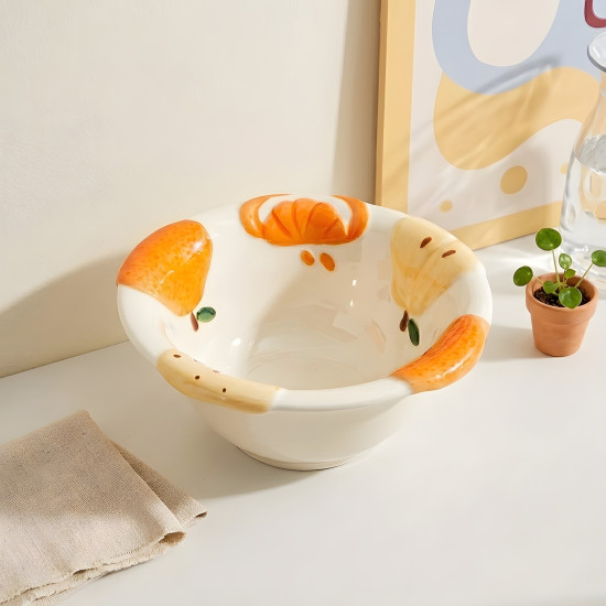 Fruit Pattern Porcelain Bowl