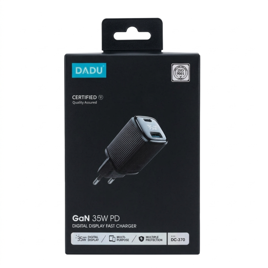 Black Fast Digital Charger 35W