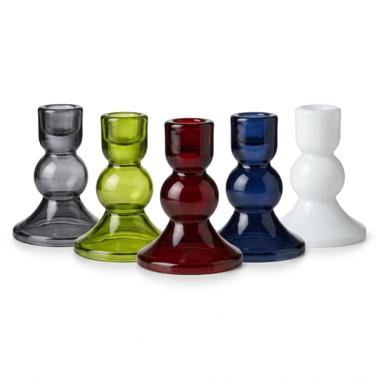 Glass Candleholder Small