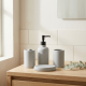 Ceramic Bathroom Set - 4 Pcs