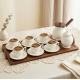 Coffee Cups 6 Pcs With Tray, Coffee Pot & Sugar Pot