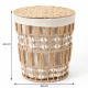 Straw Laundry Basket Medium