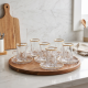 Glass Cups And Saucer Set 6 Pcs