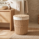 Straw Laundry Basket S