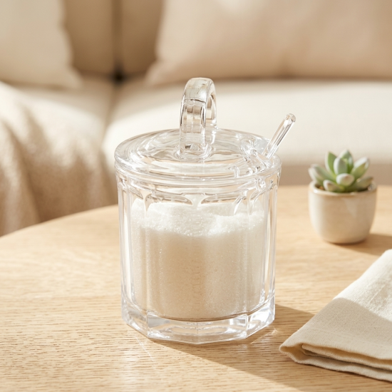 Glass Sugar Bowl