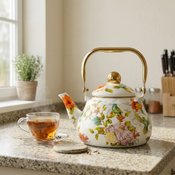Flowers Pattern Tea Pot 1.5 Liter