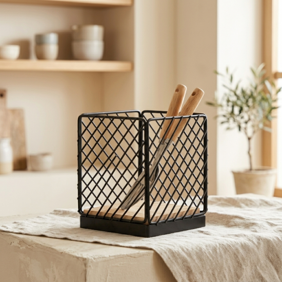 Metal Utensil Holder