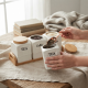 Ceramic Spice Set With Base 3 Pieces