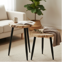 Wooden Table Set 2 pieces