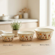 Flowers Pattern Basin Set - 3 Pcs