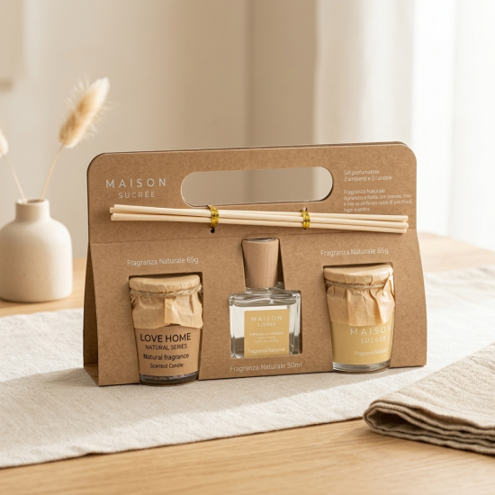 Candles & Reed Diffuser Set 3 Pieces