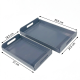 Acrylic Serving Tray Set 2 Pcs