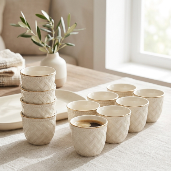 Coffee Cup Set 12 Pieces