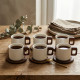 Tea Cup and Saucer Set - 6 Pcs