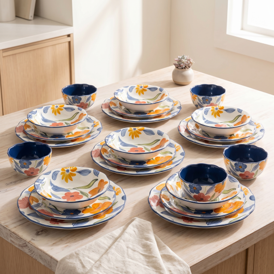 Dinnerware Set - 24 Pcs