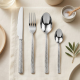 Silver Silverware Set 24 Pieces