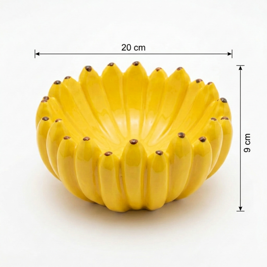 Banana Shaped Porcelain Bowl