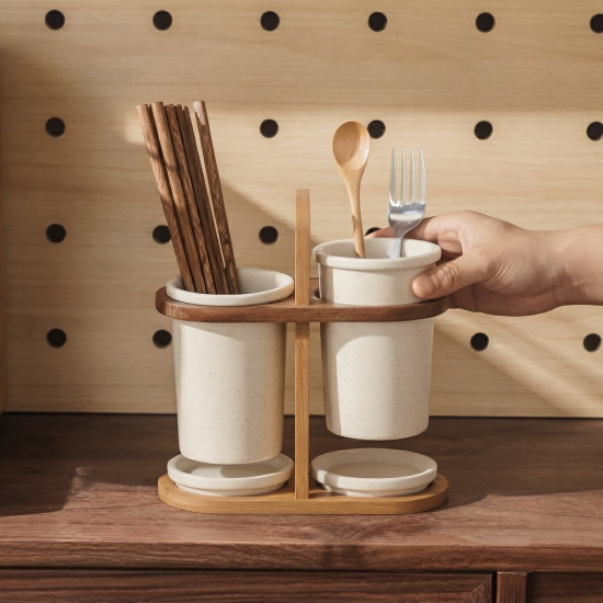 Porcelain Utensil Holder