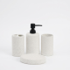 Ceramic Bathroom Set - 4 Pcs