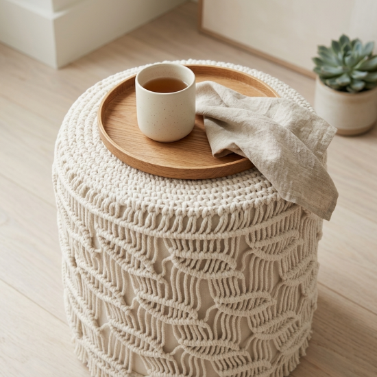 Cotton Pouf