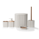 Plastic Bathroom Set - 5 Pcs