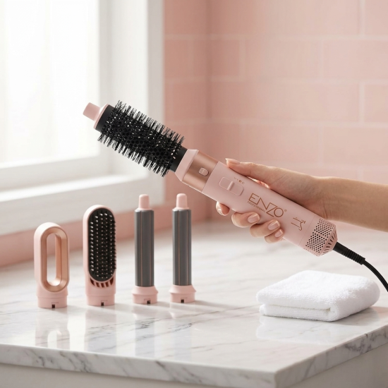 Enzo 5-in-1 Hair Styling Brush