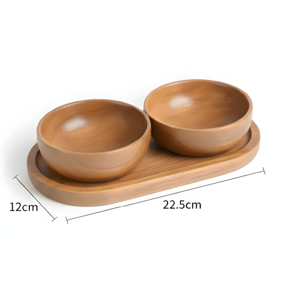 Wooden Bowl Set 2 Pieces