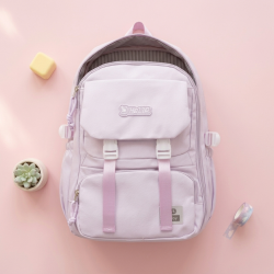 Backpack With 3 Zippers