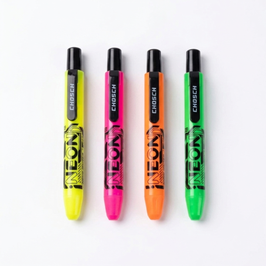 Neon Highlighter Set 4 Pieces