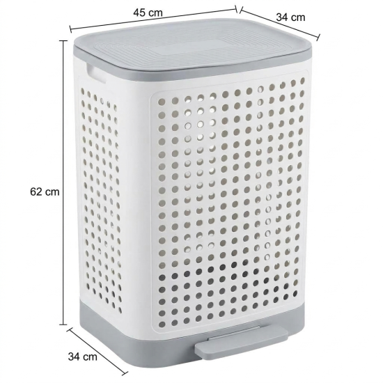 Plastic Laundry Basket 60 L