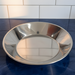 Stainless Steel Plate 36 cm