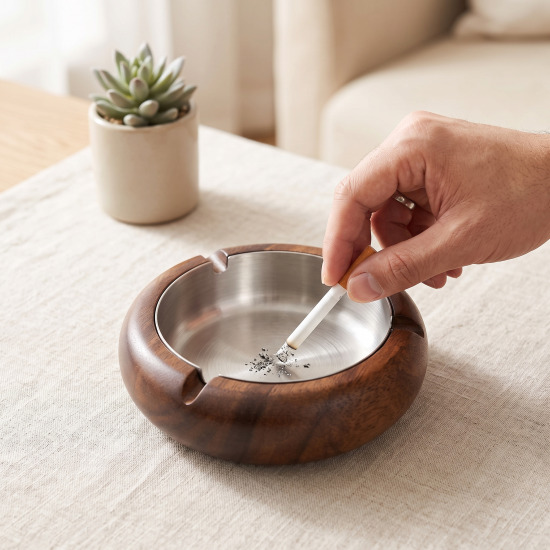 Wooden Ashtray