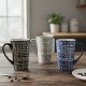 Porcelain Mug Set - 4 Pcs