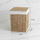 Straw Laundry Basket Small