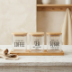 Glass Spice Jar Set - 3 Pcs	