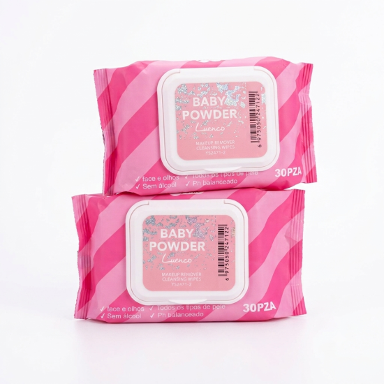 Luenco Baby Powder Makeup Remover Wipes