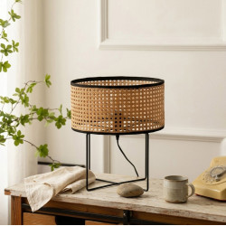 Rattan Table Lamp
