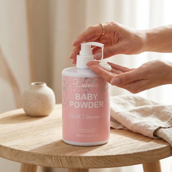 Luenco Baby Powder Body Lotion 500 ml